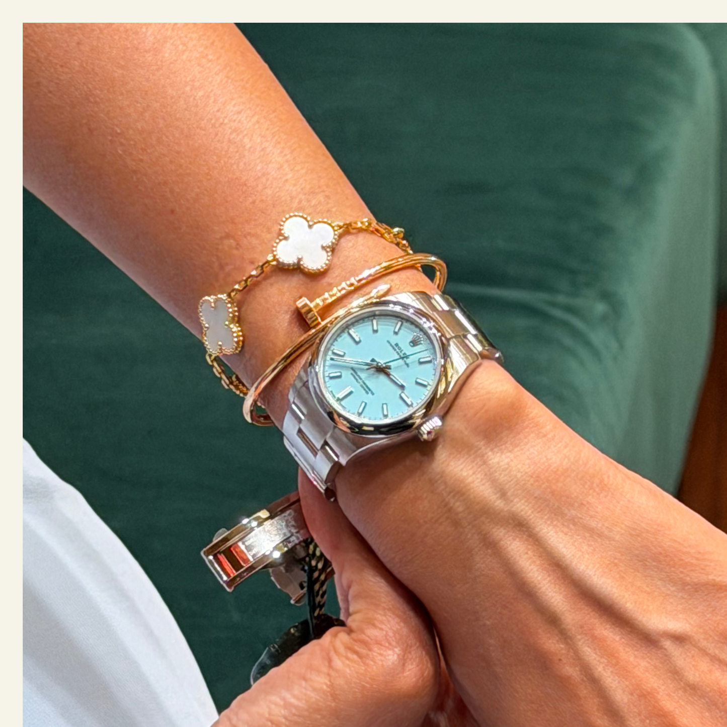 Rolex Oyster Perpetual 31 Turquoise Blue Dial