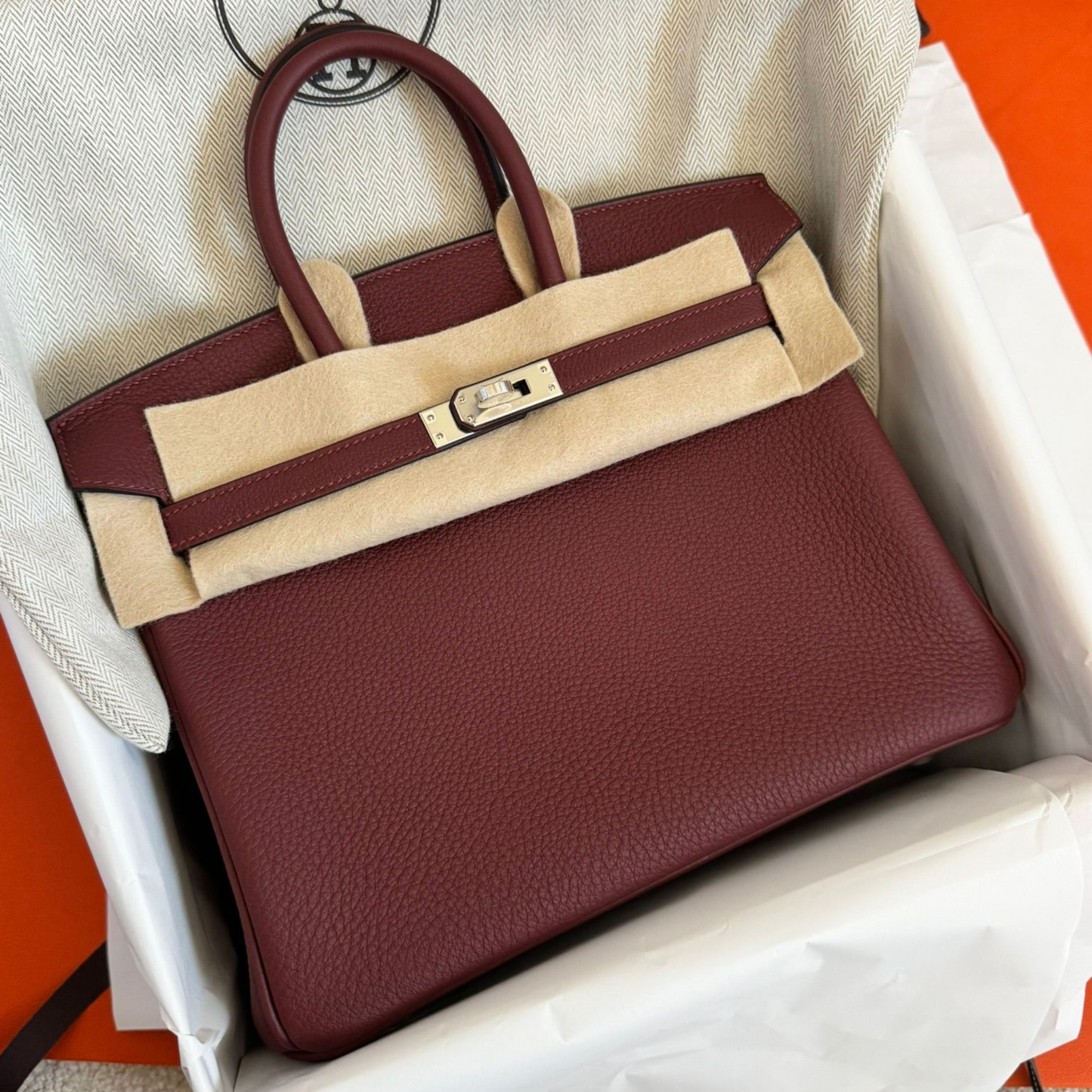 Hermès Birkin 25 Rouge H Togo PHW